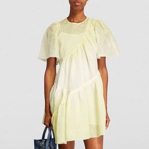 NWT Sandro Multicolor Kiarane linen Mini Dress. Size US 6 (FR 38)